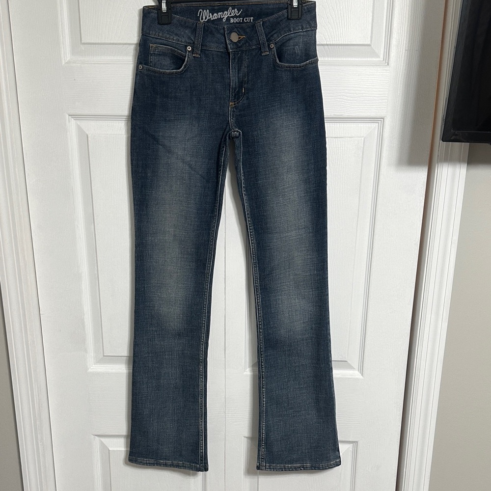 Wrangler Women's Dark Blue Bootcut Jeans